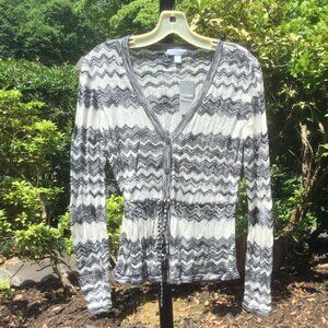 harter Club V Shape Front Tighten Waist Cardigan